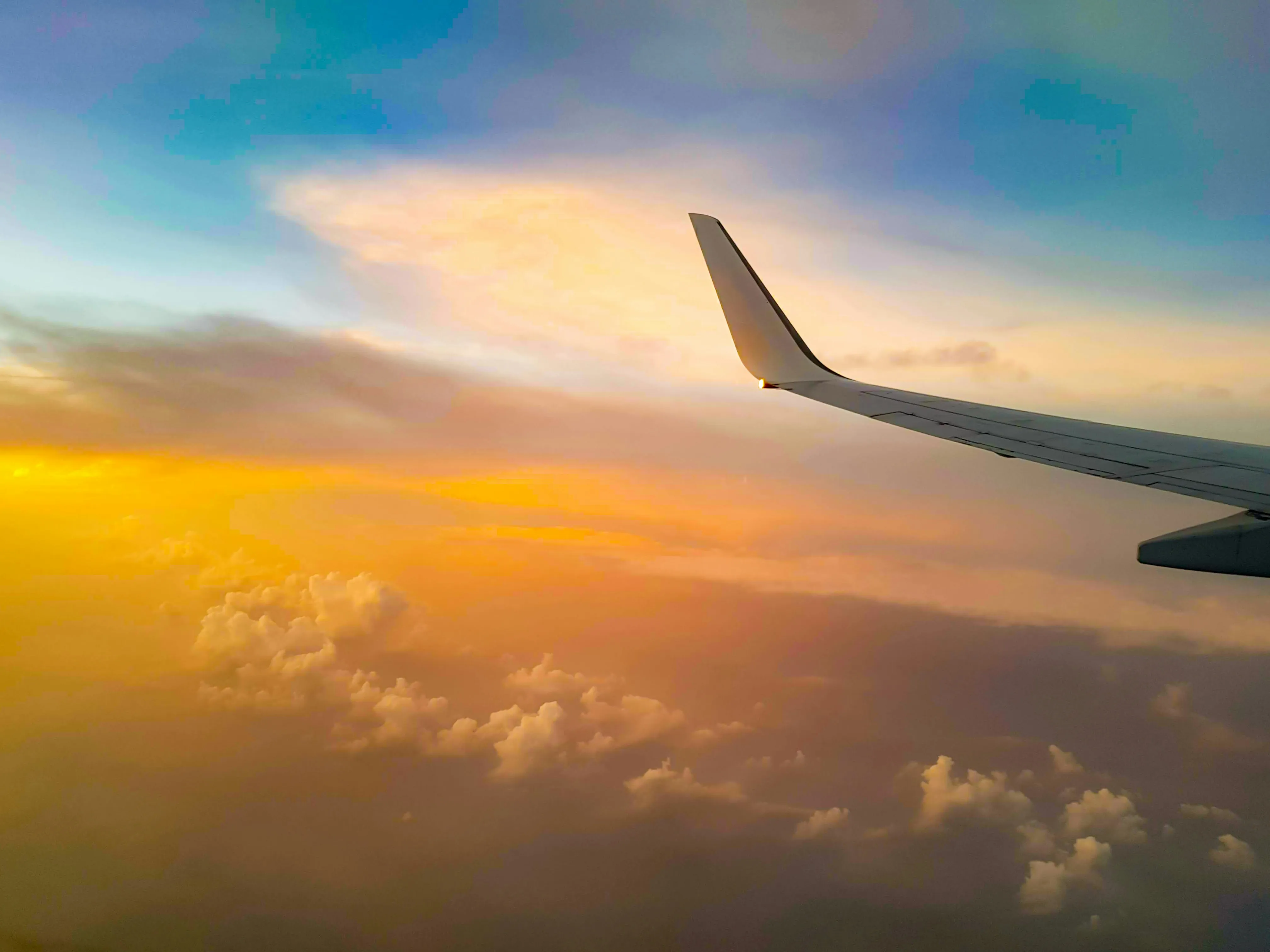 Business traveler receiving support while on a trip